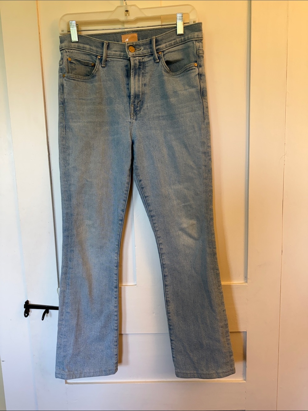 MOTHER Light Blue Flare Jeans